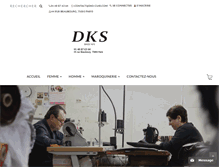 Tablet Screenshot of dks-cuir.com